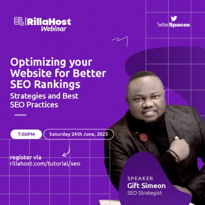 webinar on how to optimize your website for netter rankings